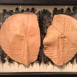 Soplar-el-arte-tecnica-mixta-objeto-de-ceramica-plumas-y-tejido-indigena